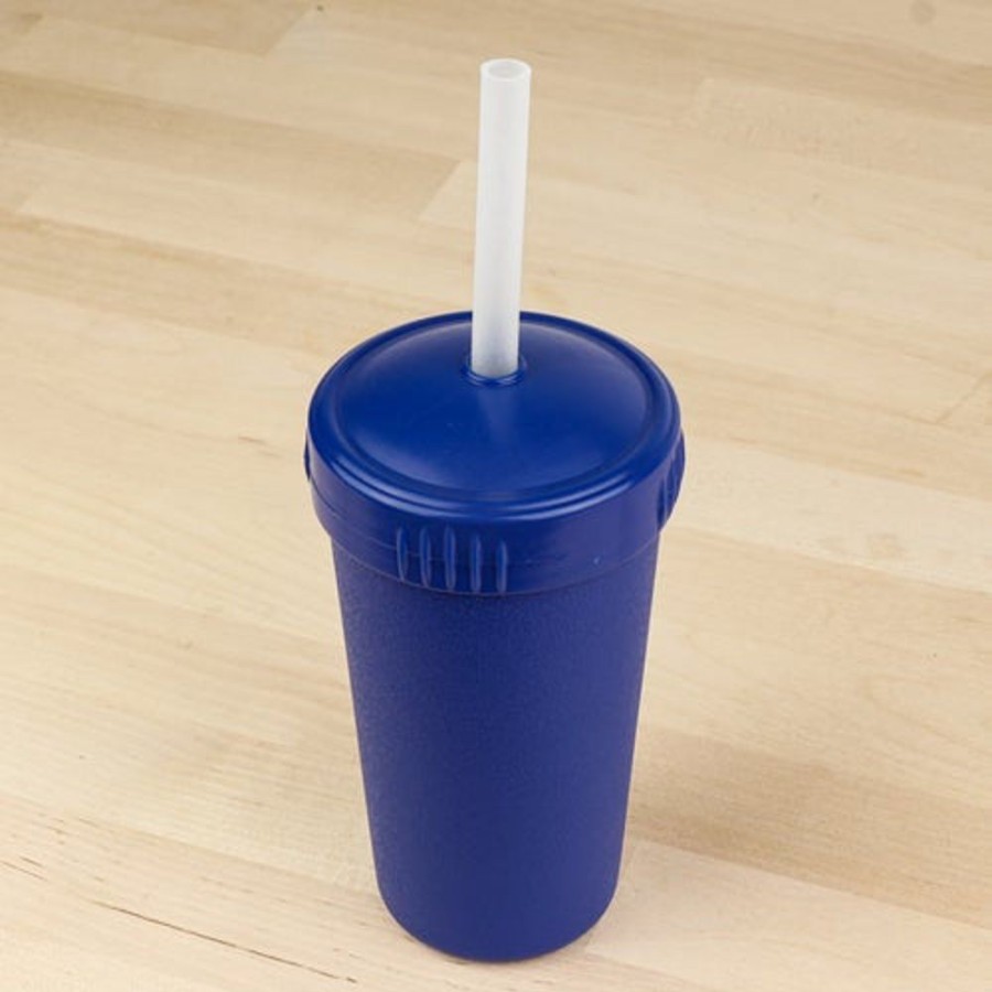 Kids & Babies Re-Play | Re-Play - Straw Cup - Navy Blue