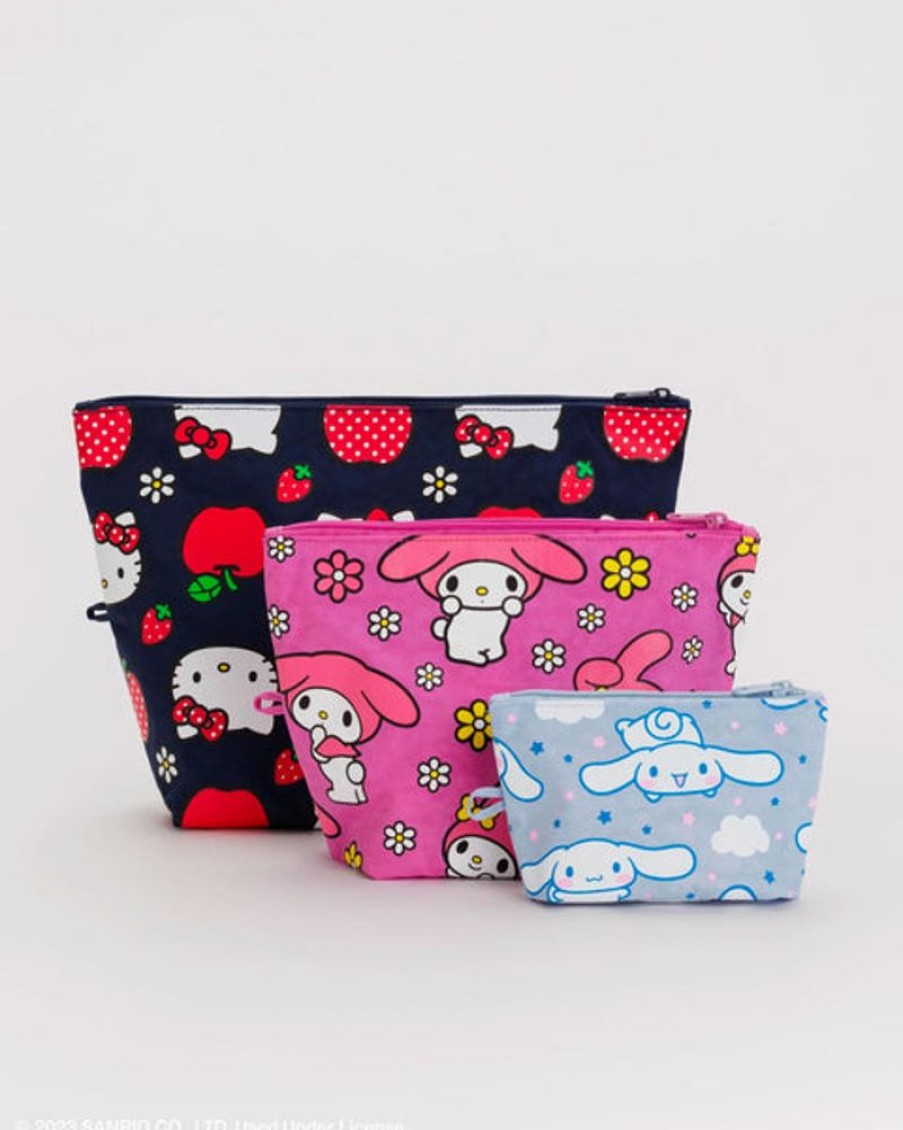 Accessories & Clothing Baggu | Baggu - Go Pouch Set - Hello Kitty And Friends