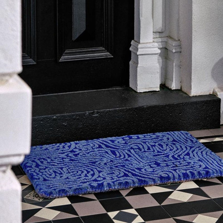 Home Decor Bonnie and Neil | Bonnie And Neil - Swell Blue Door Mat - In Store Pick-Up Only