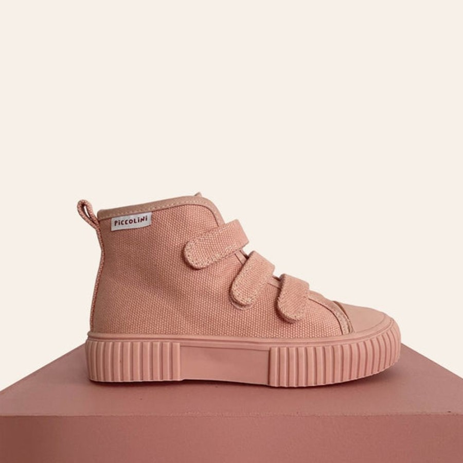 Kids & Babies Piccolini Kids shoes | Piccolini - Original High Top Sneaker - Pink