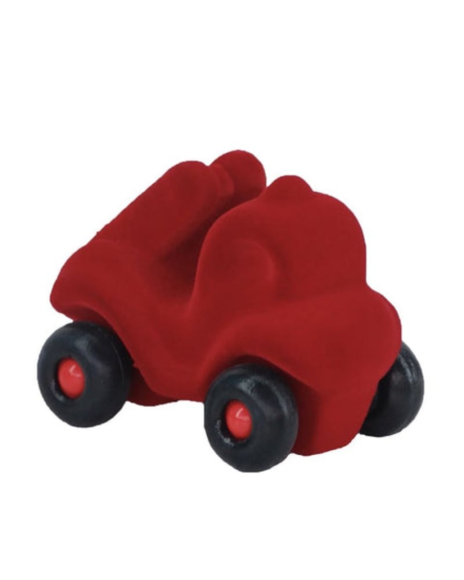 Kids & Babies Rubbabu | Rubbabu - Micro Vehicle - Fireman Red