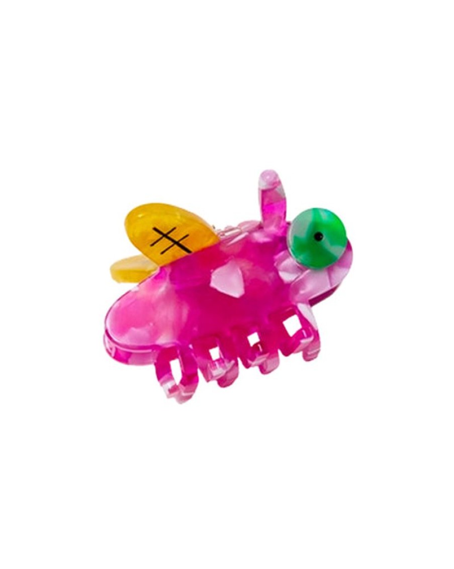 Accessories & Clothing Gentle Thrills | Gentle Thrills - Love Bug Hair Claw Pink