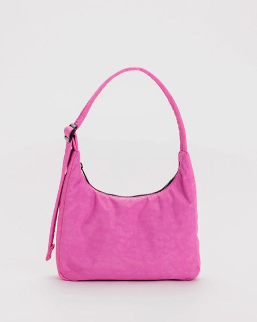 Accessories & Clothing Baggu | Baggu - Mini Nylon Shoulder Bag - Extra Pink