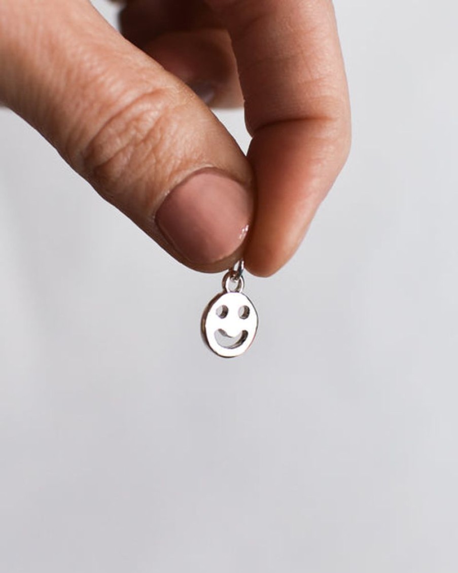 Jewellery Jake Cheeseman | Jake Cheeseman Necklace - Silver Smiley