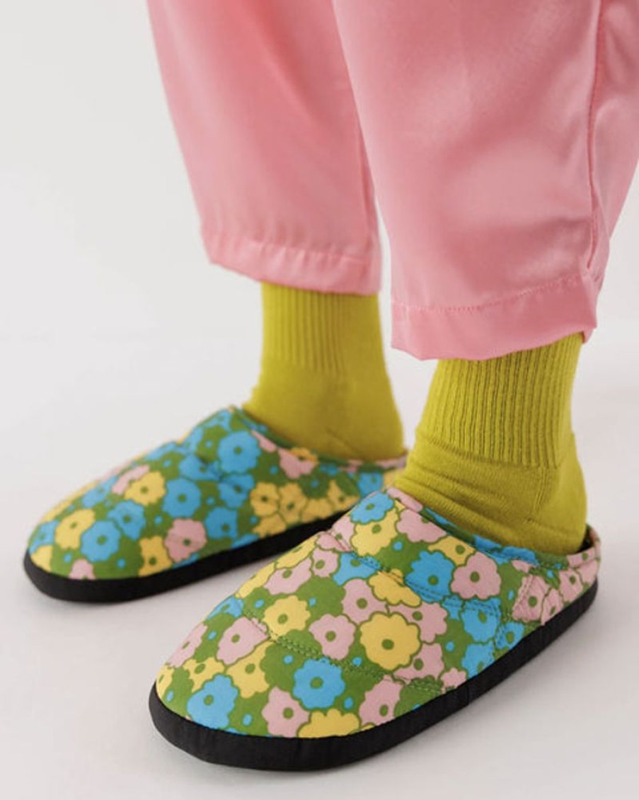 Accessories & Clothing Baggu | Baggu - Puffy Slipper - Flowerbed