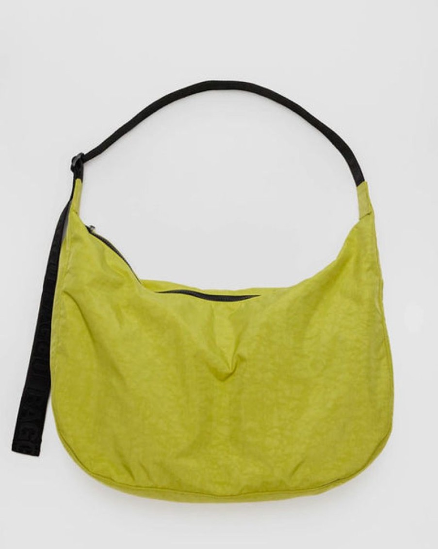 Accessories & Clothing Baggu | Baggu - Large Nylon Crescent Bag - Lemongrass