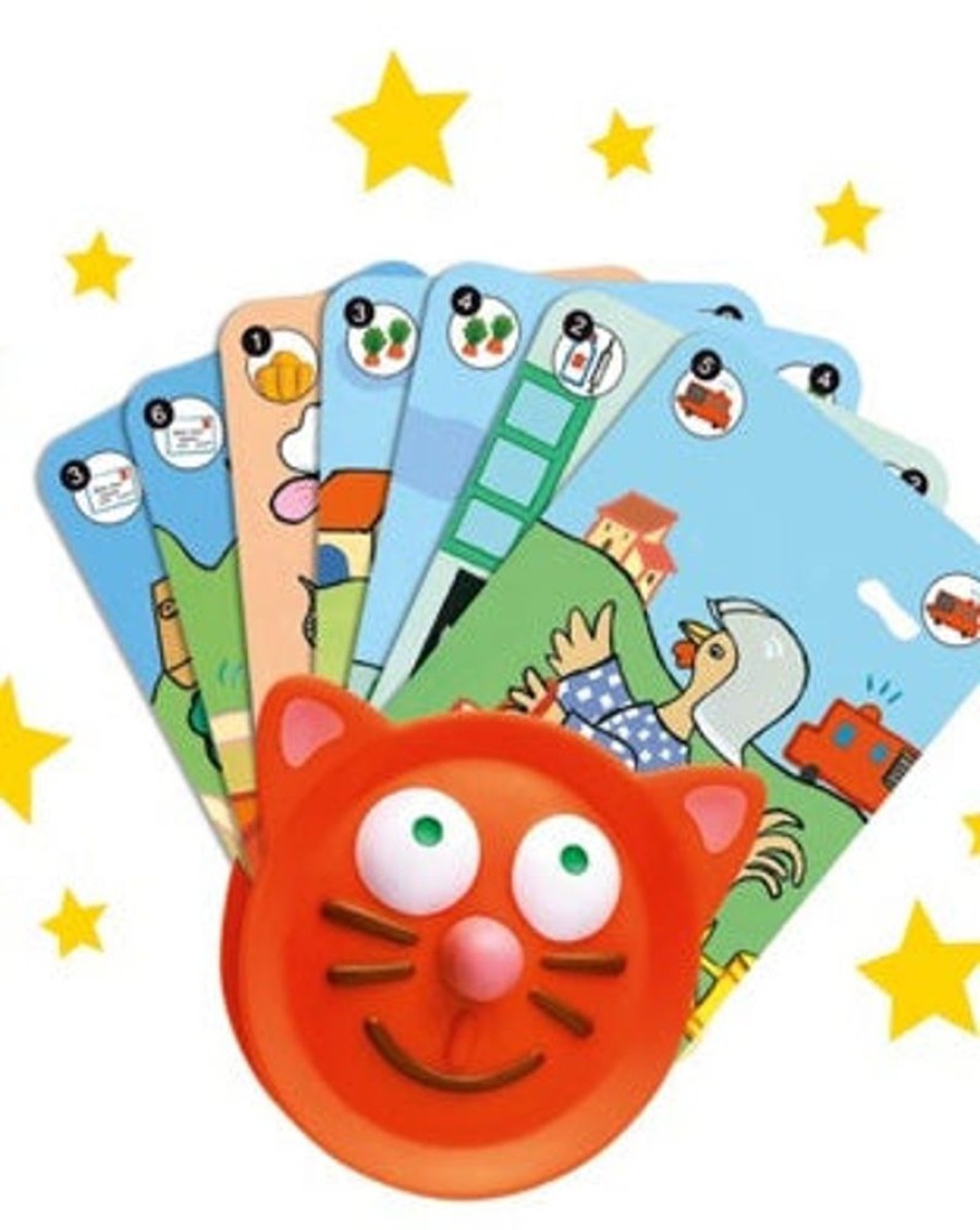 Kids & Babies Djeco | Djeco - Cat Playing Card Holder