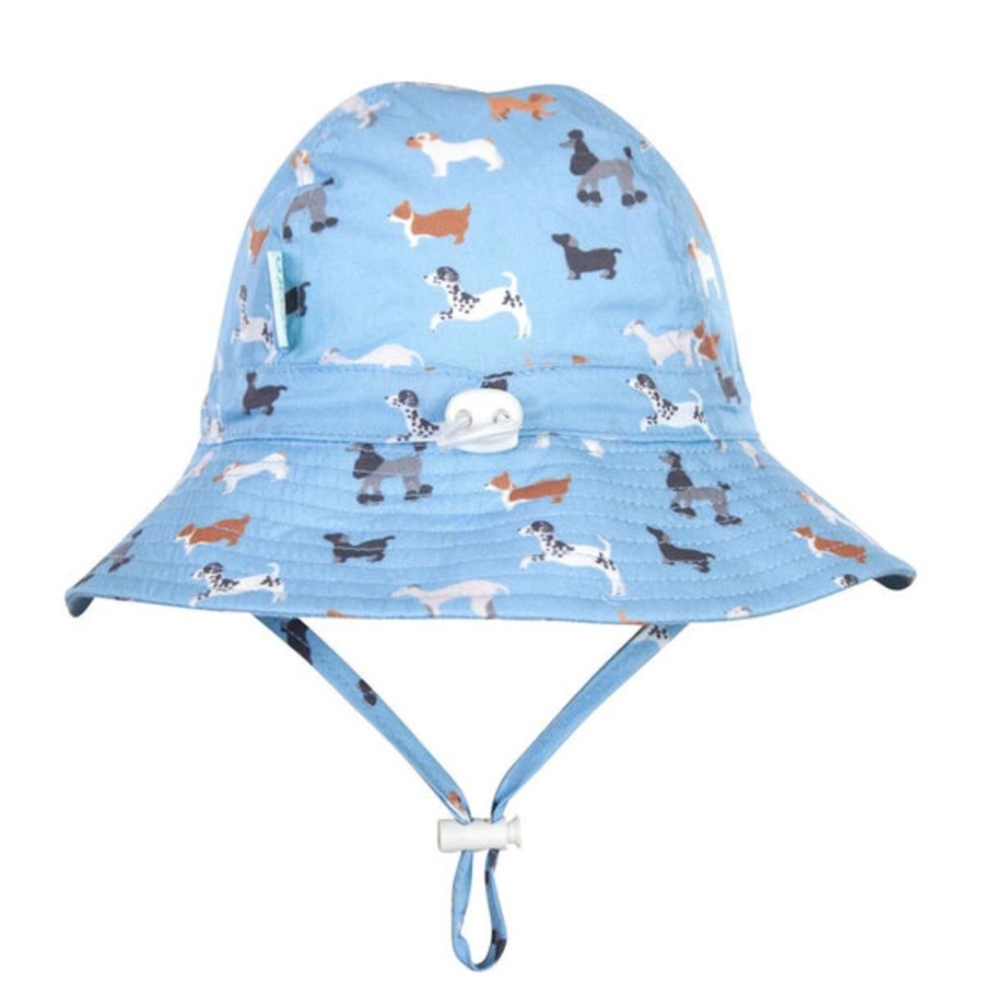 Kids & Babies Acorn kids | Acorn Kids - Central Park Doggies Wide Brim Infant Hat