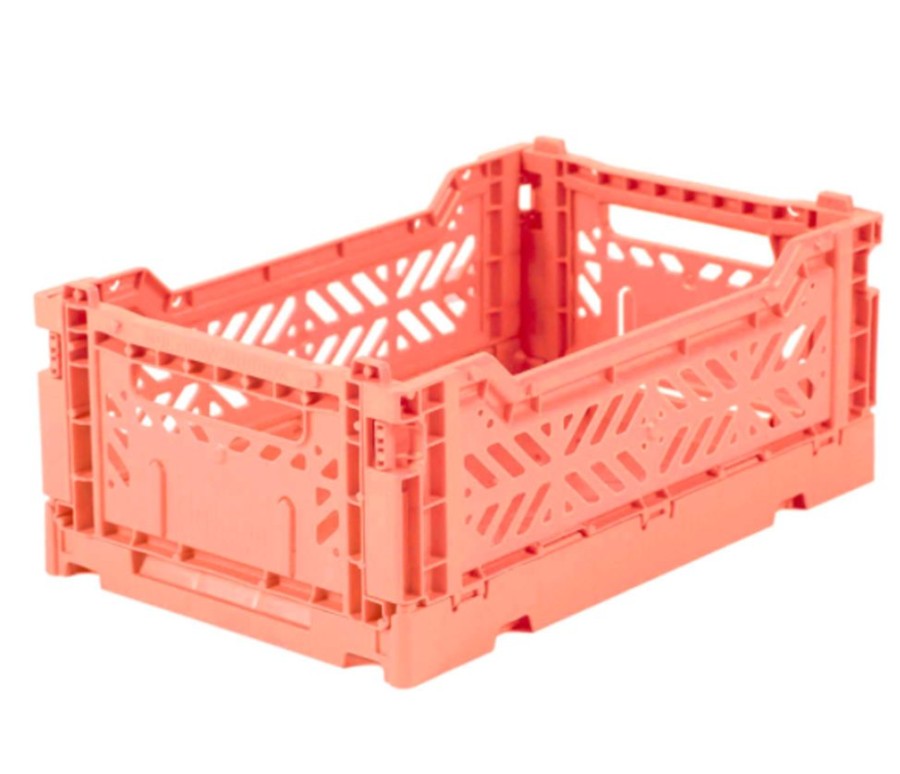 Kids & Babies NOAM | Ay Kasa - Foldable Crates Mini - Salmon Pink