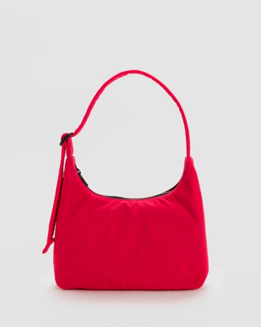 Accessories & Clothing Baggu | Baggu - Mini Nylon Shoulder Bag - Candy Apple