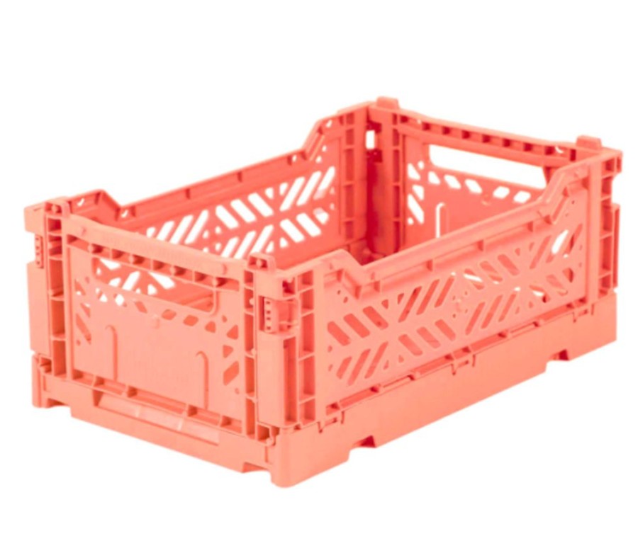 Home Decor NOAM | Ay Kasa - Foldable Crates Mini - Salmon Pink