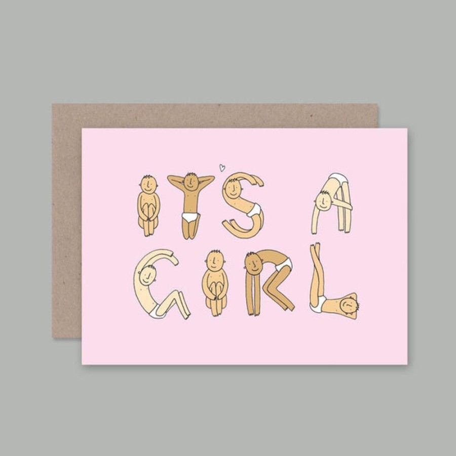 Cards AHD | Ahd Greetings Cards - It'S A Girl