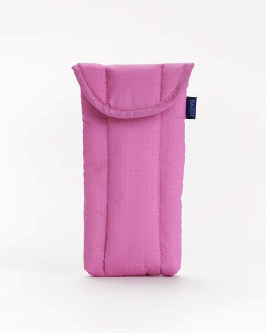 Accessories & Clothing Baggu | Baggu - Puffy Glasses Sleeve - Extra Pink