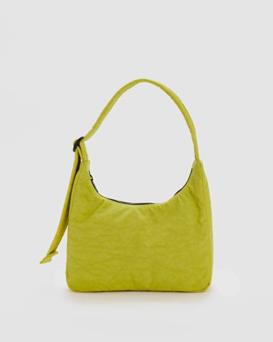 Accessories & Clothing Baggu | Baggu - Mini Nylon Shoulder Bag - Lemongrass