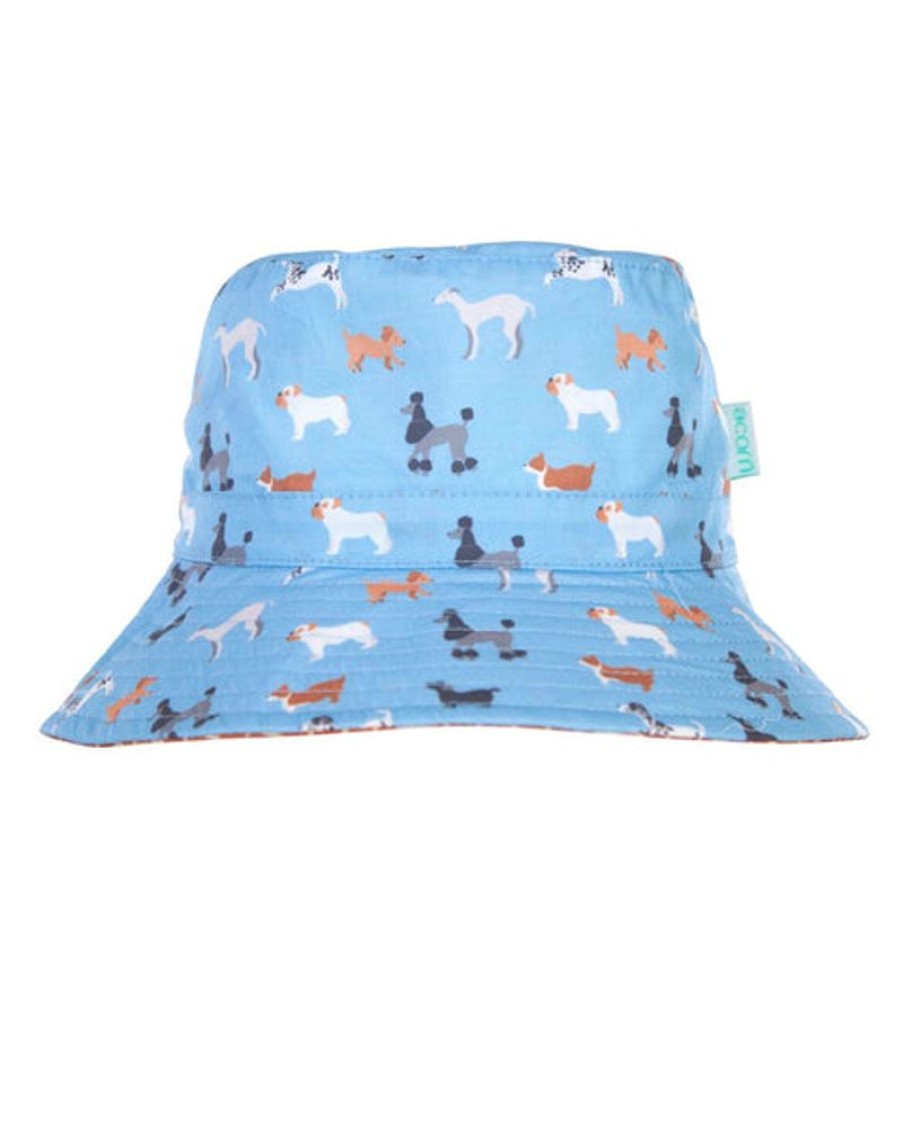 Kids & Babies Acorn kids | Acorn Kids - Central Park Doggies Wide Brim Bucket Hat