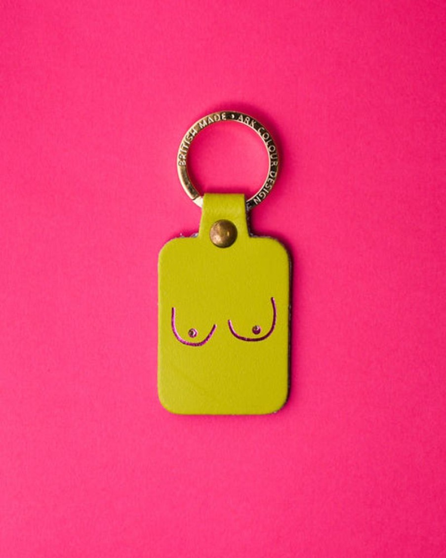 Home Decor Ark | Ark - Boob Key Fob - Acid Green