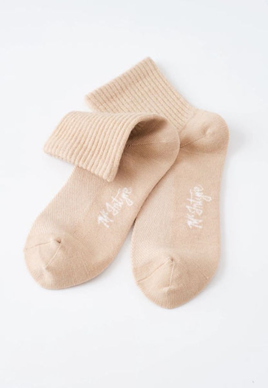 Accessories & Clothing McIntyre Merino | Mcintyre Merino - Crew Socks - Beige