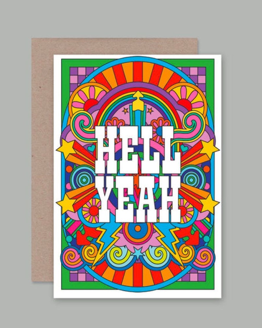 Cards AHD | Ahd Greetings Card - Hell Yeah