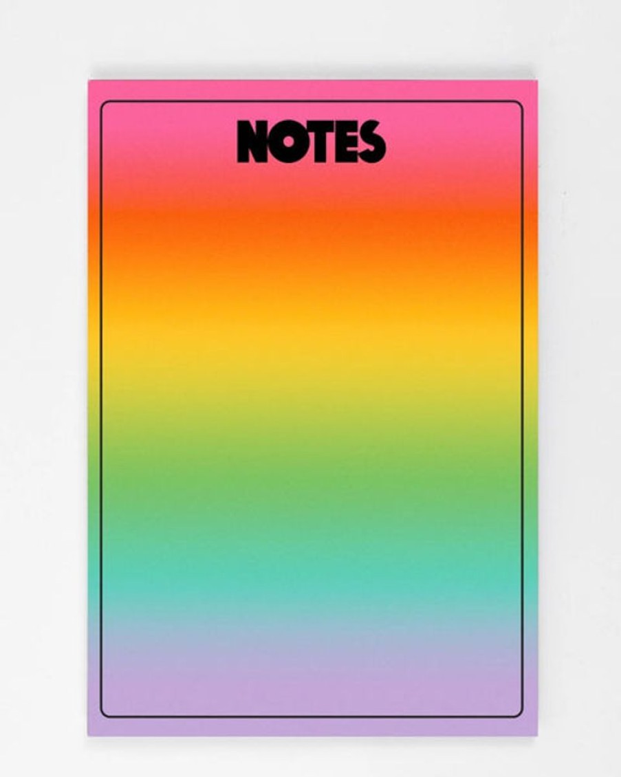 Stickers And Stationery Kiosk | Kiosk - Rainbow Notes Desk Pad