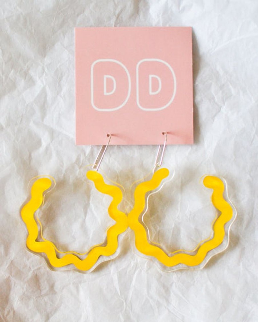 Jewellery Dorkus designs | Dorkus Design - Curvy Cuts - Yellow