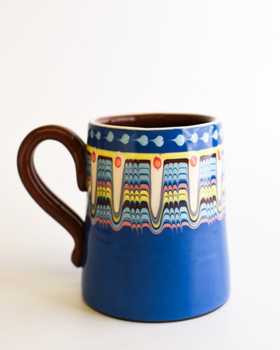 Home Decor Mahala Wallah | Mahala Wallah - Oleg Mug Blue