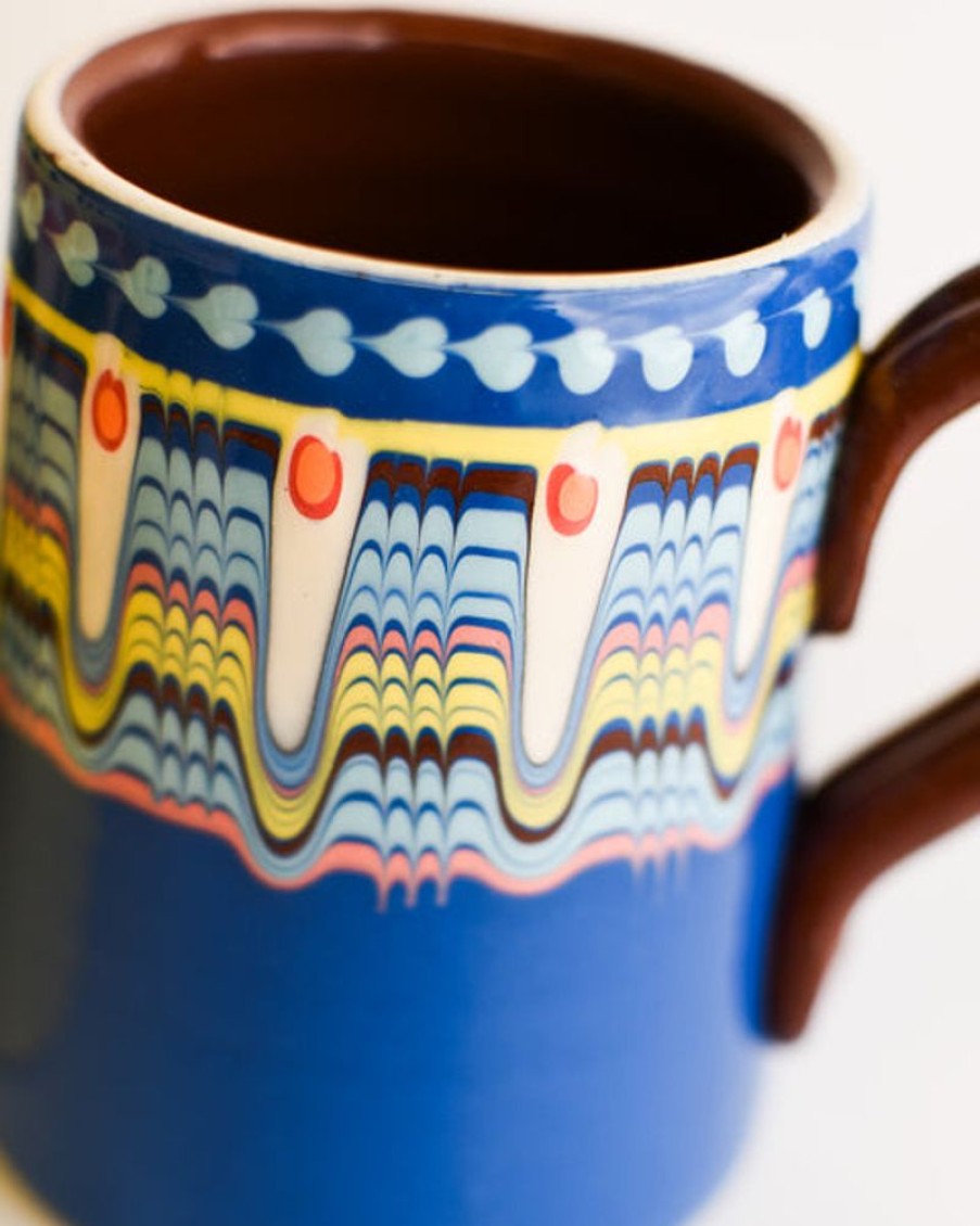 Home Decor Mahala Wallah | Mahala Wallah - Oleg Mug Blue