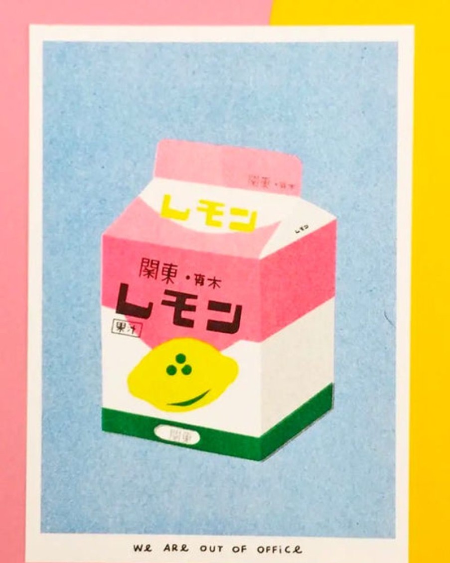 Home Decor we are out of office | We Are Out Of Office - Riso Print - Box Of Lemon Milk