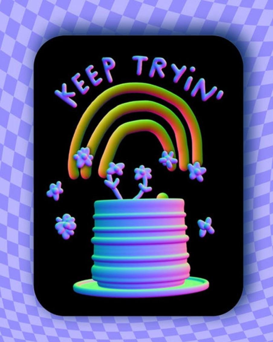 Stickers And Stationery Alex Luciano | Alex Luciano - Keep Tryin' Sticker