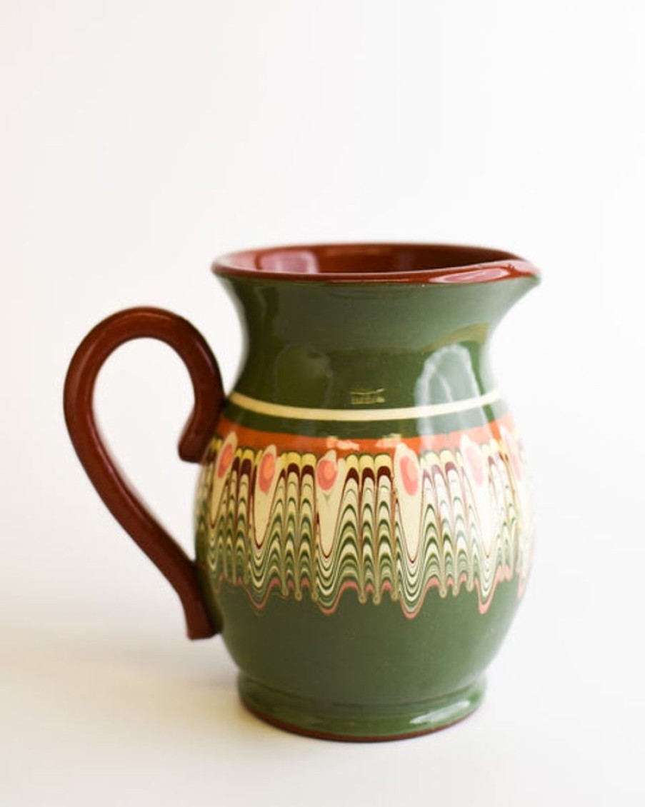 Home Decor Mahala Wallah | Mahala Wallah - Zoya Jug Green