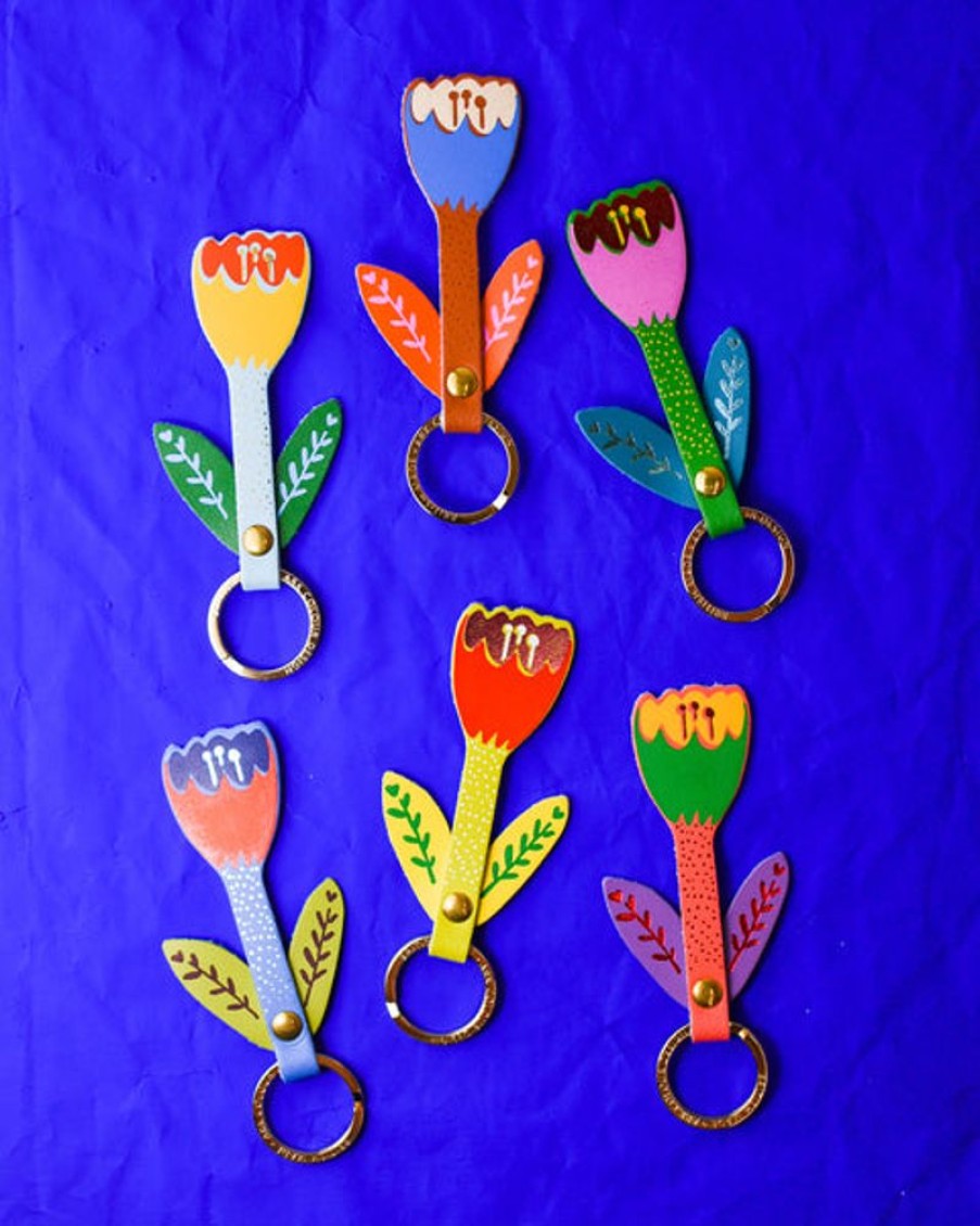 Accessories & Clothing Ark | Ark - Tulip Key Fob - Cornflower