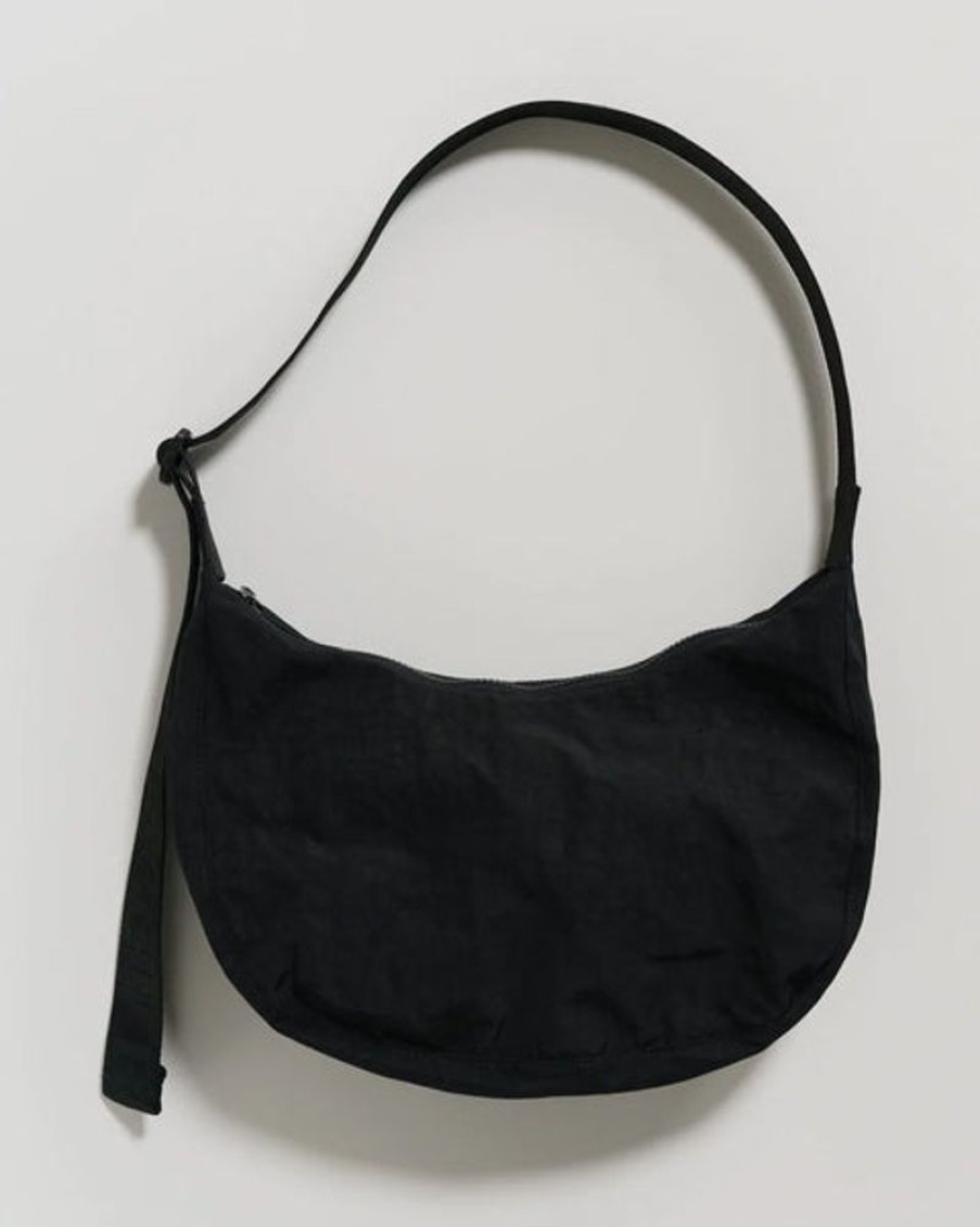 Accessories & Clothing Baggu | Baggu - Medium Nylon Crescent Bag - Black