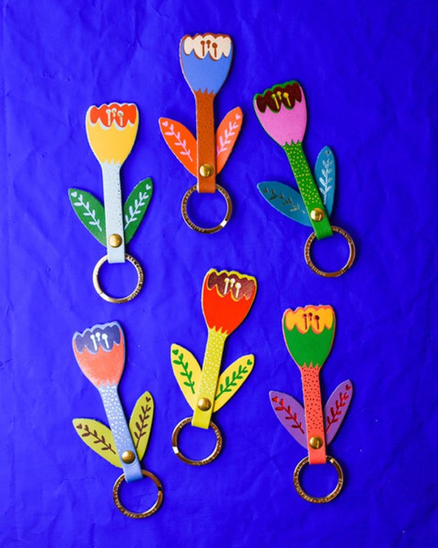 Accessories & Clothing Ark | Ark - Tulip Key Fob - Cornflower