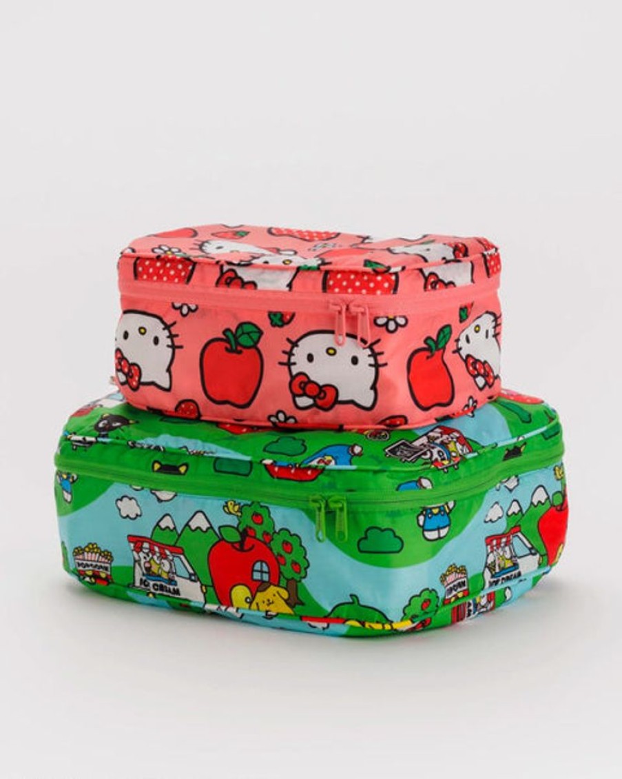 Accessories & Clothing Baggu | Baggu - Packing Cube Set - Hello Kitty And Friends