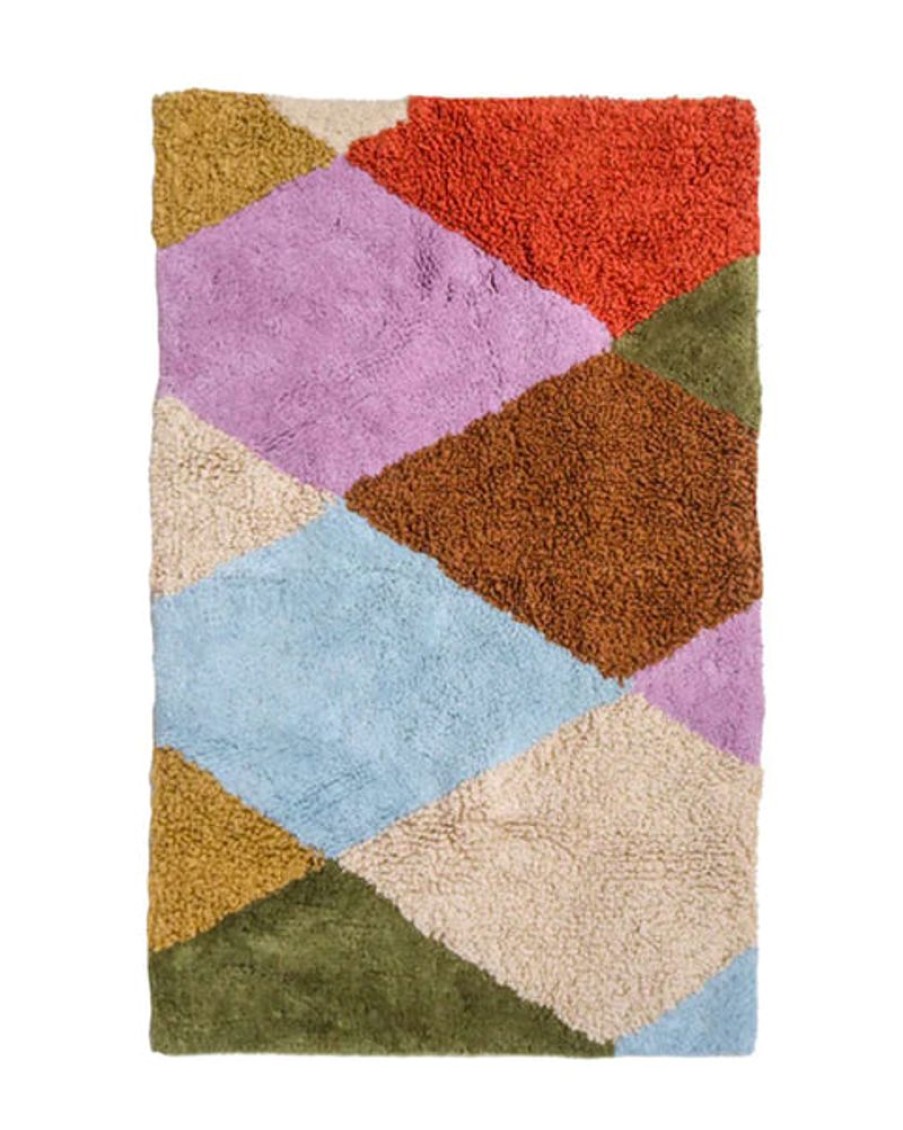 Home Decor Mosey Me | Mosey Me - Harlequin Bath Mat