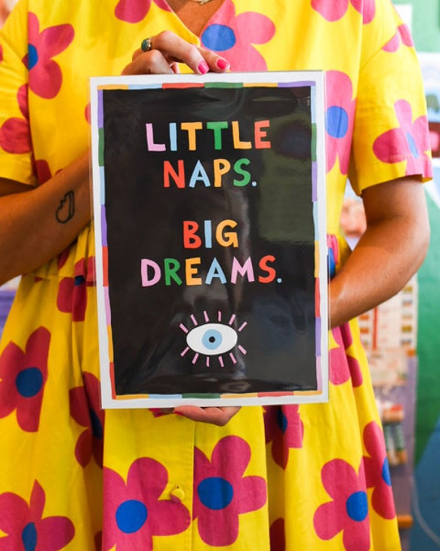 Kids & Babies Luke John Matthew Arnold | Little Naps Big Dreams - A4 Print - Luke John Matthew Arnold