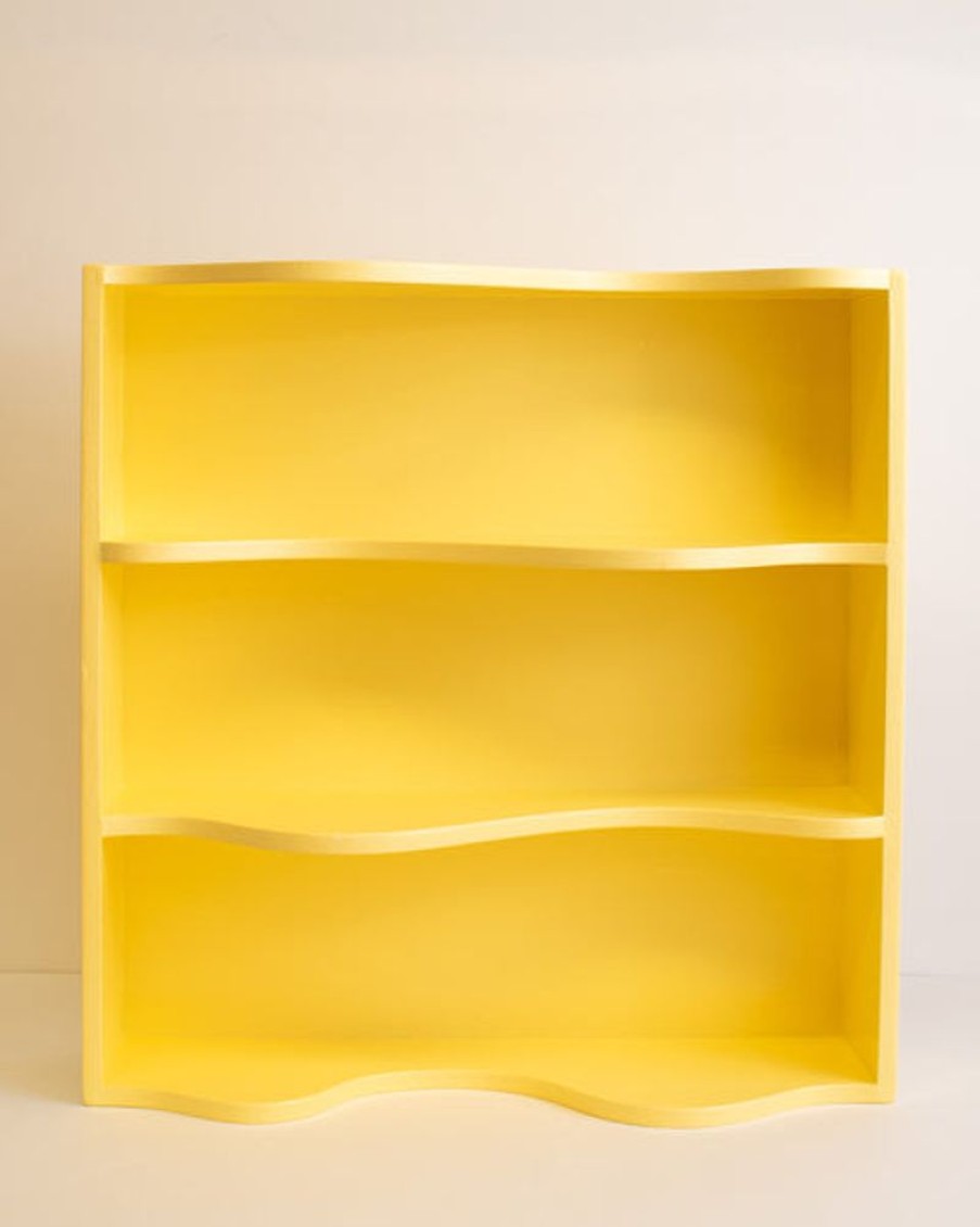 Home Decor Pinky's | Pinky'S - Nik Nak Shelf - Butter Yellow