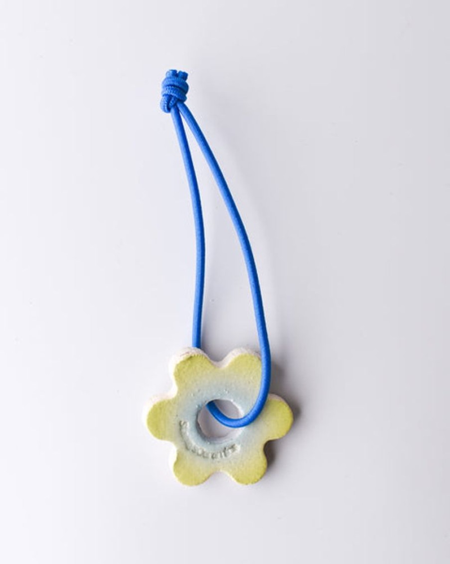 Home Decor Stacey's Ceramics | Stacey'S Ceramics - Dandy Hanger Car Freshener - Blue/Green