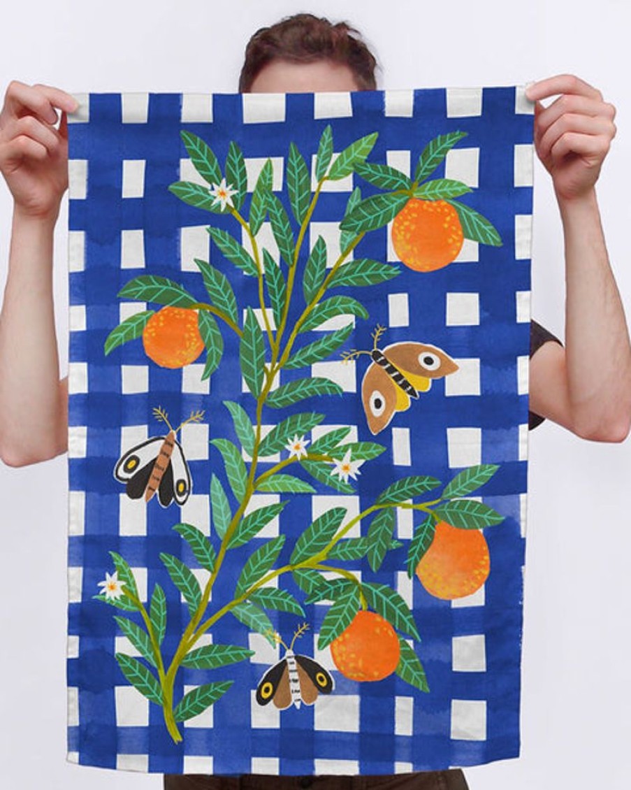 Tableware Togetherness design | Togetherness - Tea Towel - Orange You Glad