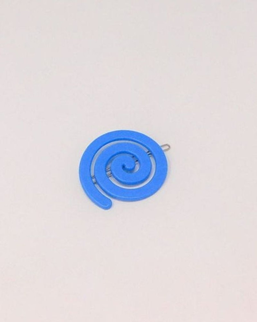 Accessories & Clothing Chunks | Chunks - Swirl Barrette Blue