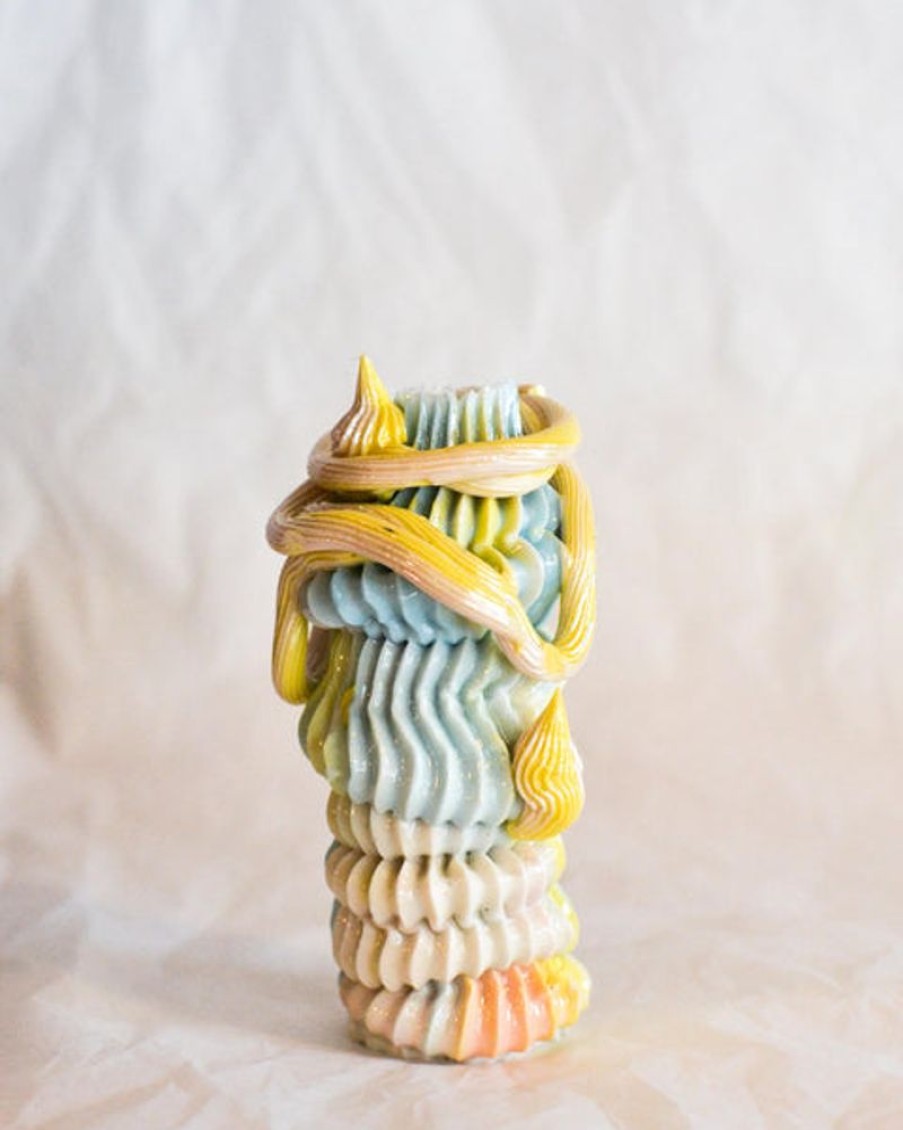 Home Decor Piped Dream | Piped Dream Studio-Sorbet Budvase With Loops And Twirls 7 - In Store P