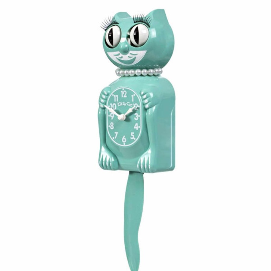 Home Decor Kit Cat Klock | Ocean Waves Miss Kitty-Cat Klock