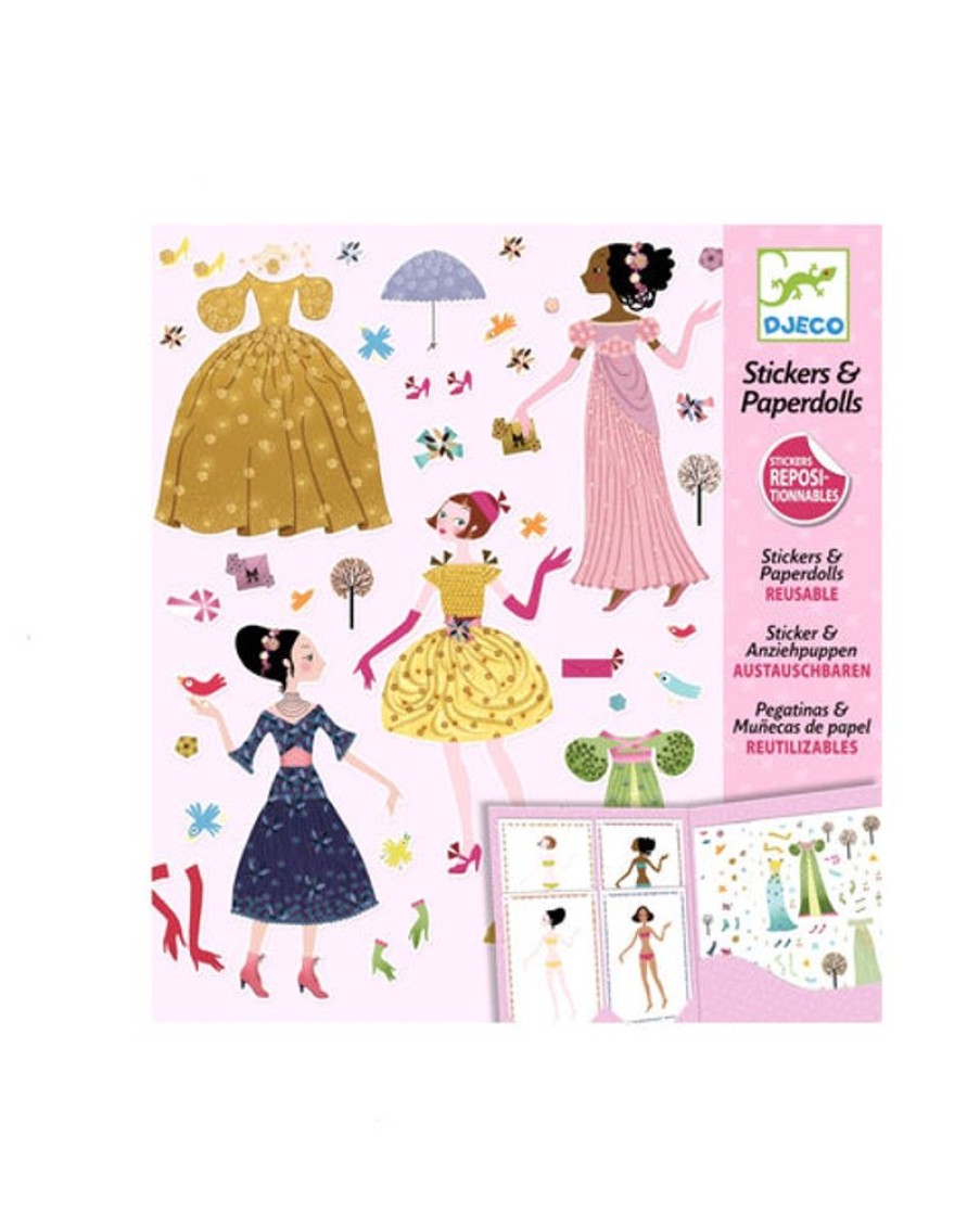 Kids & Babies Djeco | Djeco - Stickers And Paper Dolls