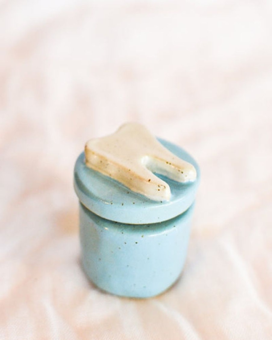 Home Decor Julie B | Julie B - Ceramic Tooth Fairy Box - Blue