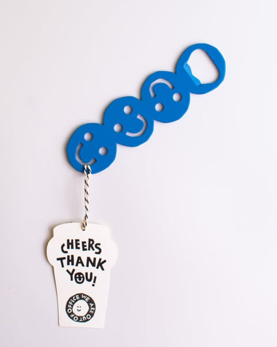 Tableware we are out of office | We Are Out Of Office - Cheersie Bottle Opener - Blue