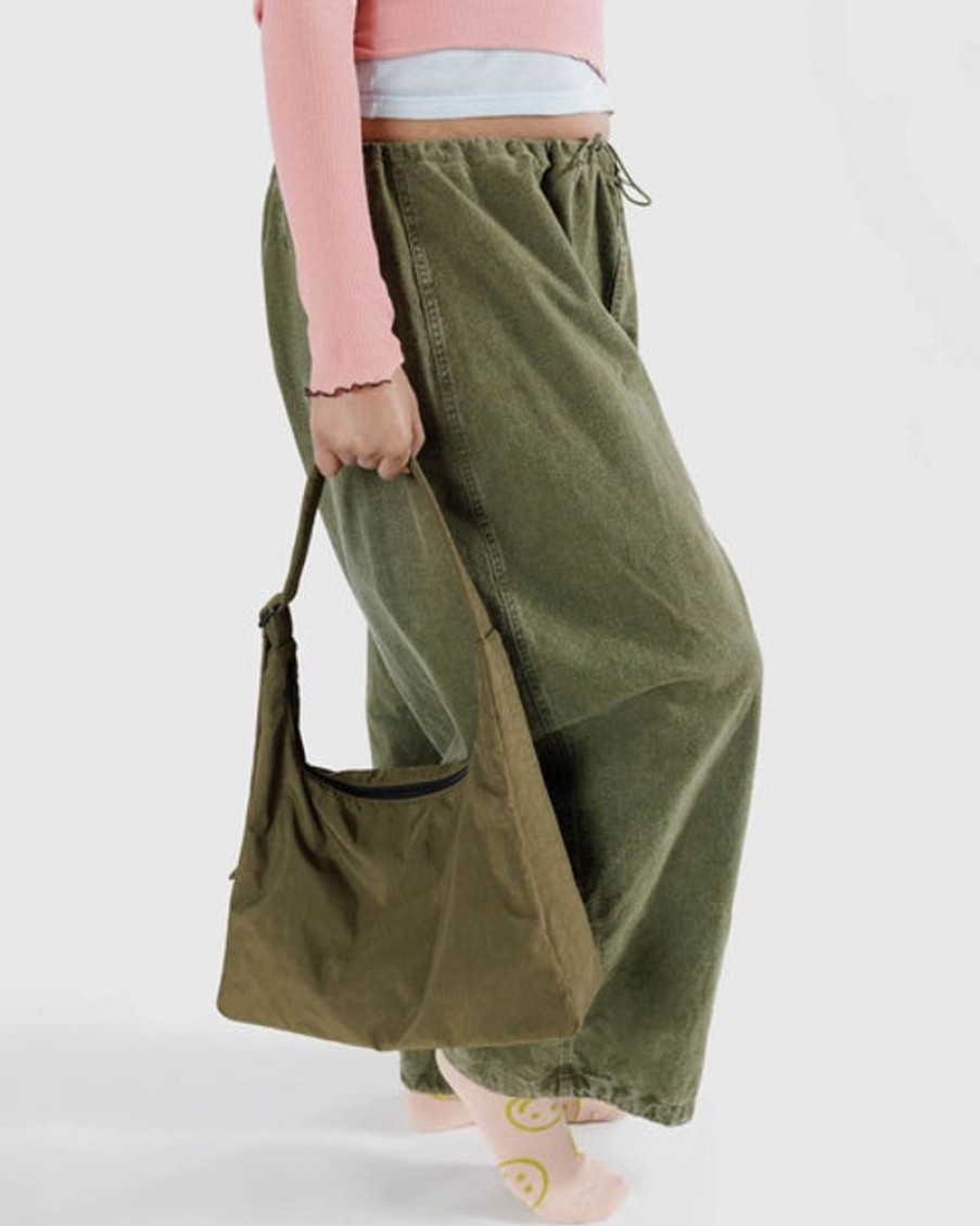 Accessories & Clothing Baggu | Baggu - Nylon Shoulder Bag - Seaweed