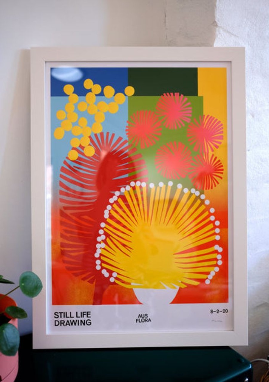 Home Decor Alice Oehr | Alice Oehr - Aus Flora Still Life Poster - A2