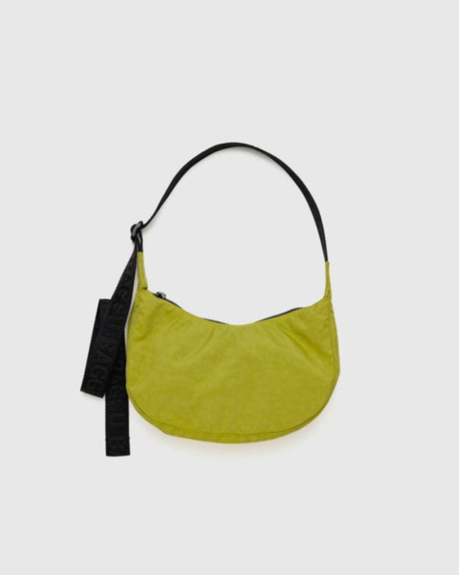 Accessories & Clothing Baggu | Baggu - Small Nylon Crescent Bag - Lemongrass