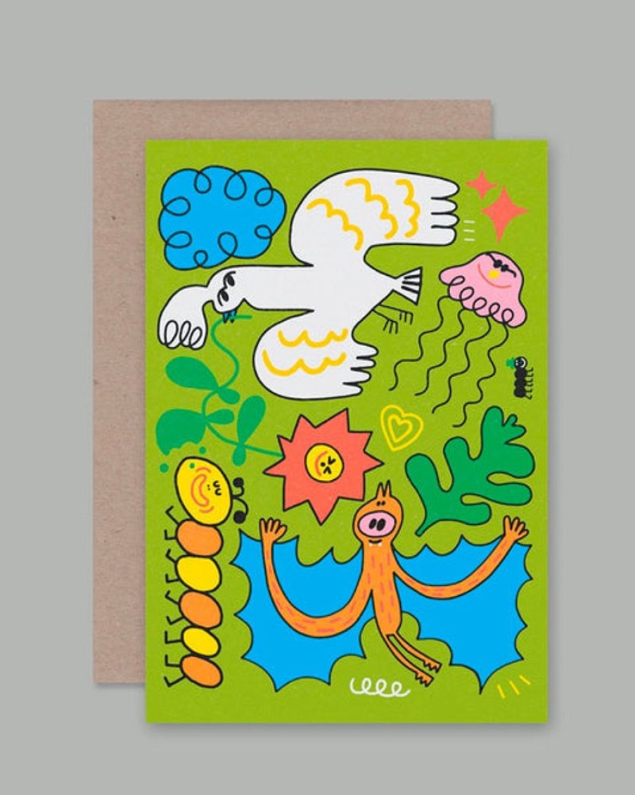 Cards AHD | Ahd Greetings Card - Flappin Happy