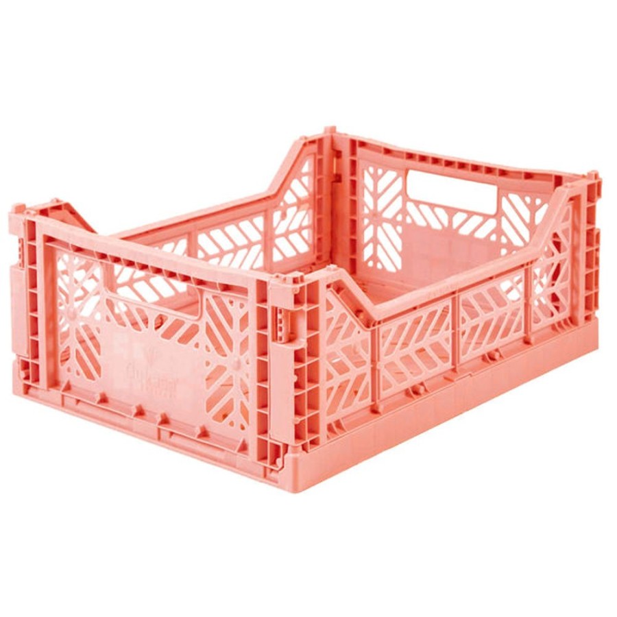 Kids & Babies NOAM | Ay-Kasa Foldable Crates - Midi - Salmon Pink