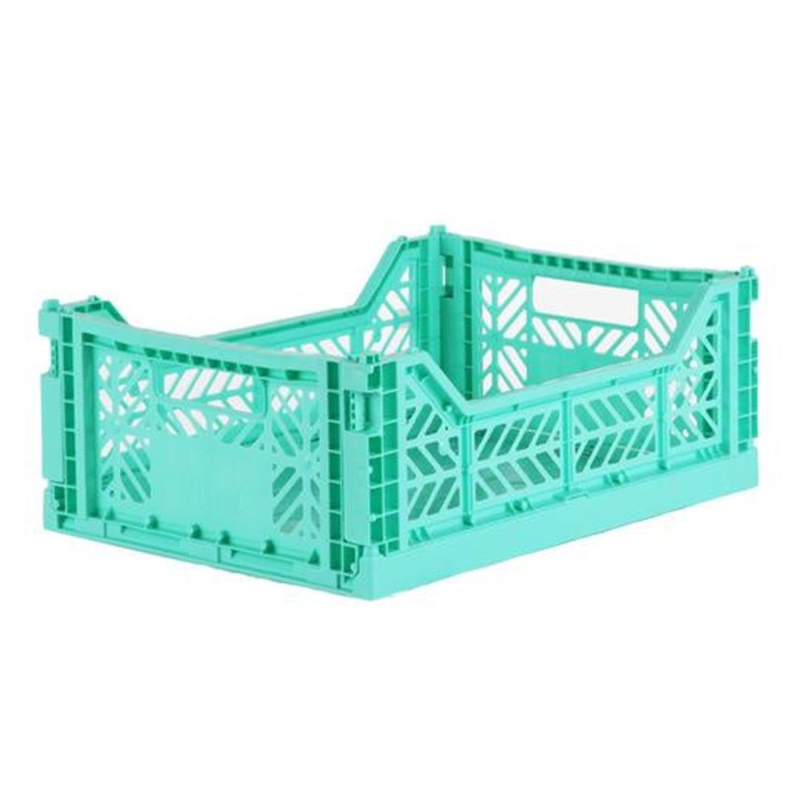 Kids & Babies NOAM | Ay-Kasa Foldable Crates - Midi - Mint Green